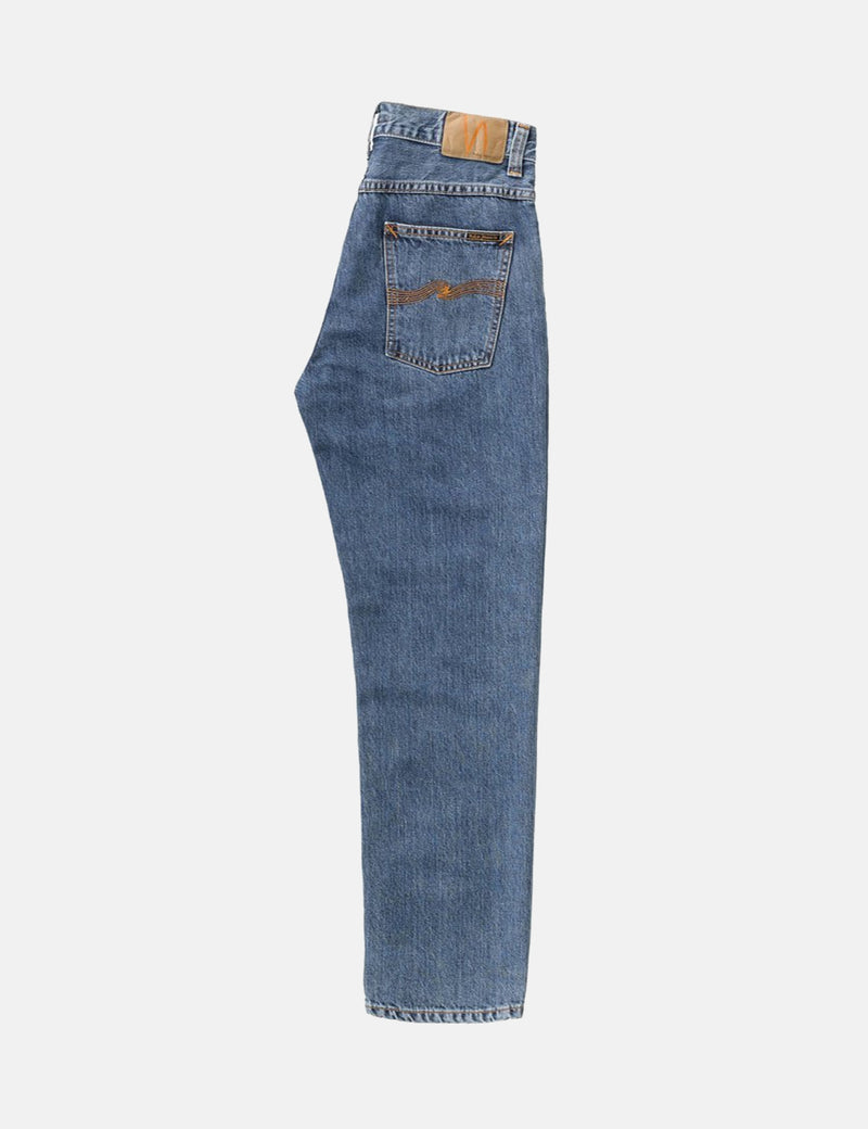 Nudie Sleepy Sixteen Jeans (Relaxed Straight) - Friendly Blue