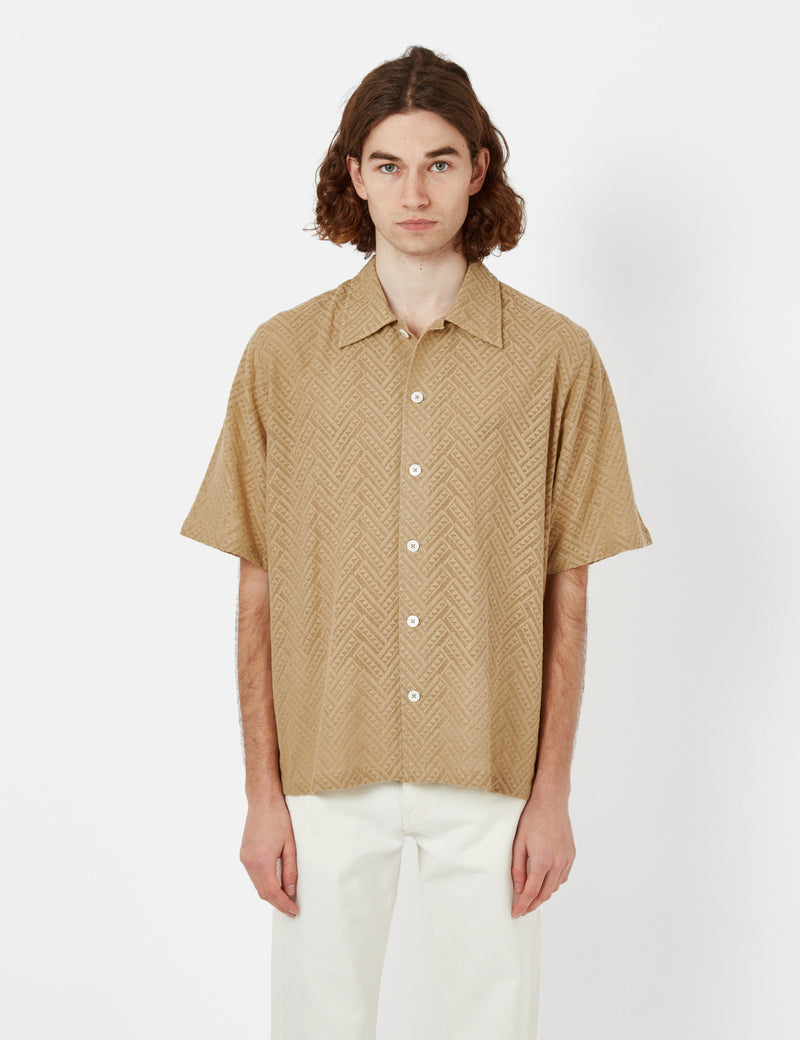 Sunflower Spacey Shirt - Khaki Brown