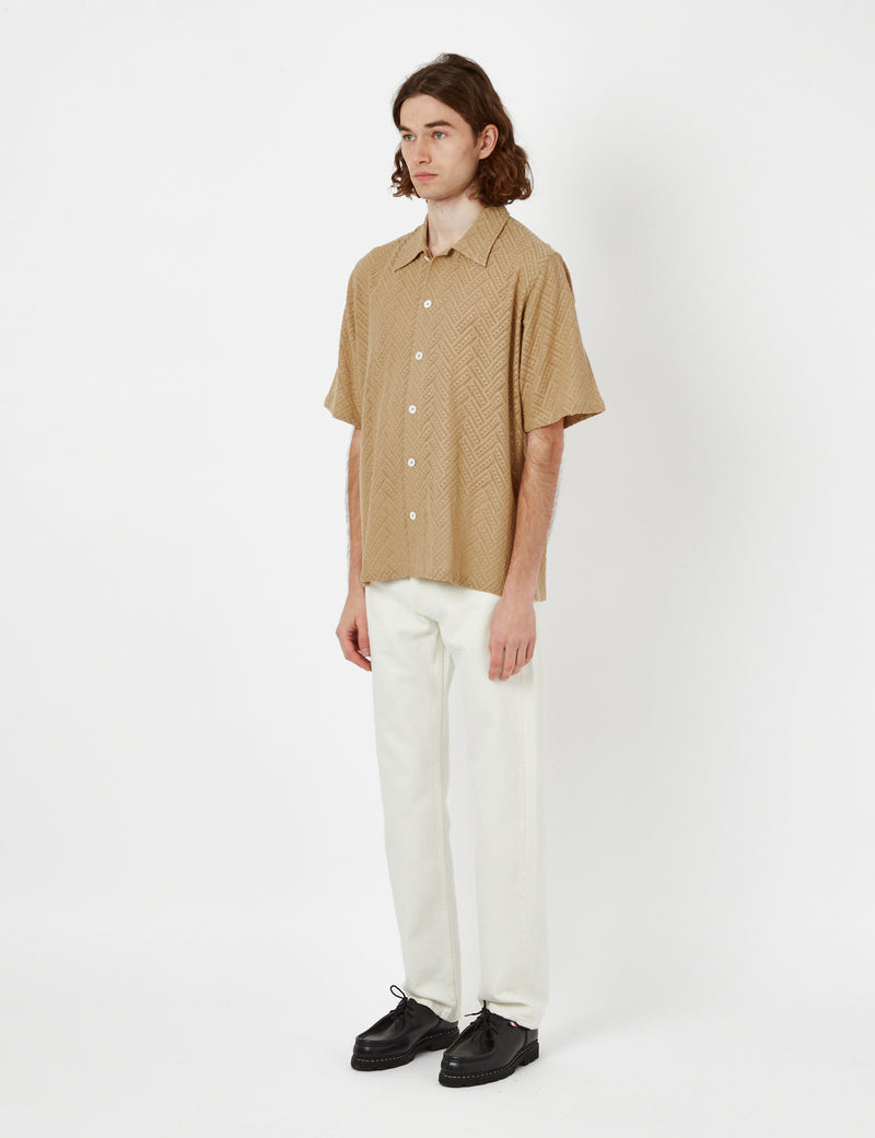 Sunflower Spacey Shirt - Khaki Brown