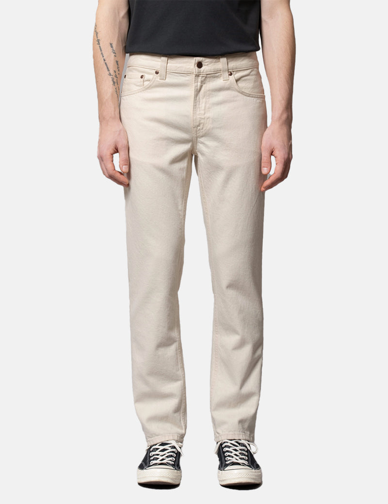 Nudie Gritty Jackson Jeans - Weiche Creme