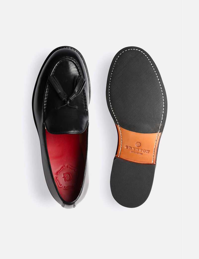 Grenson Mocassin Merlin (Cuir Colorado) - Noir