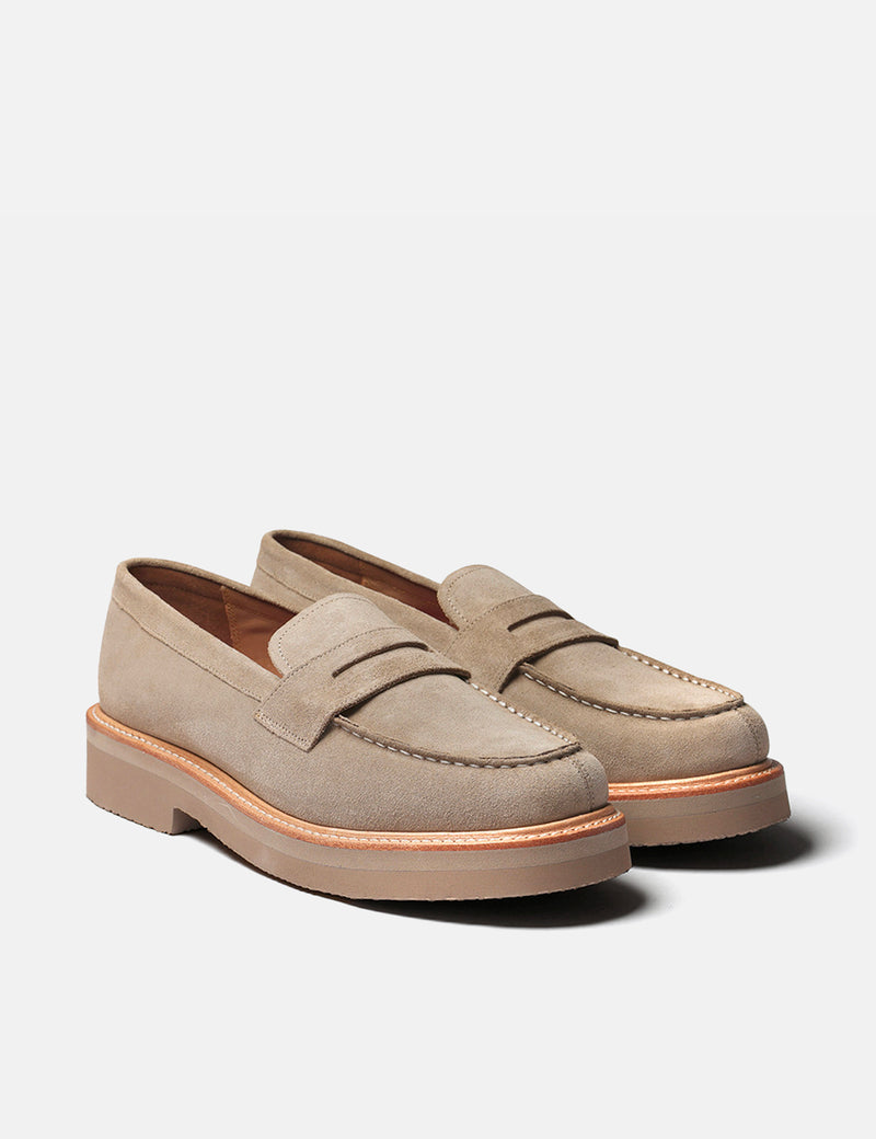 Grenson Mocassin Peter (Cuir Suédé) - Sable Naturel