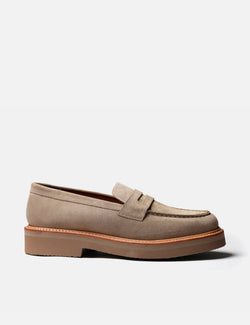 Grenson Mocassin Peter (Cuir Suédé) - Sable Naturel