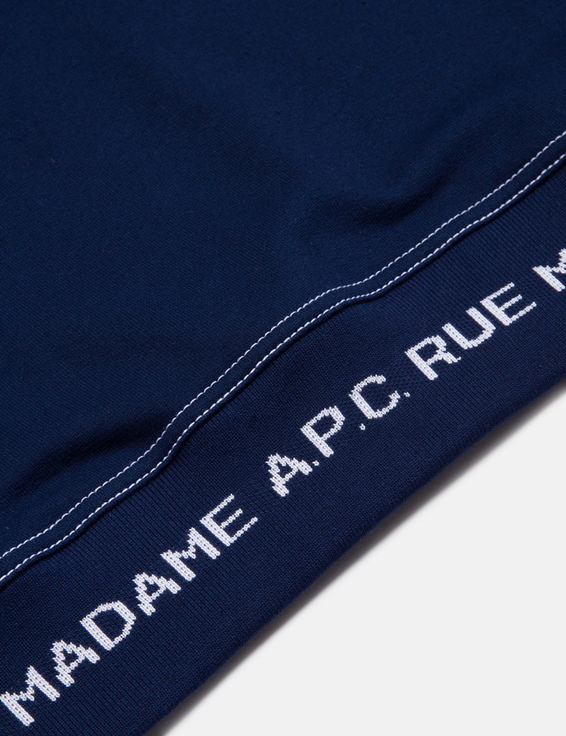 A.P.C. Austin Sweatshirt - Dark Navy Blue