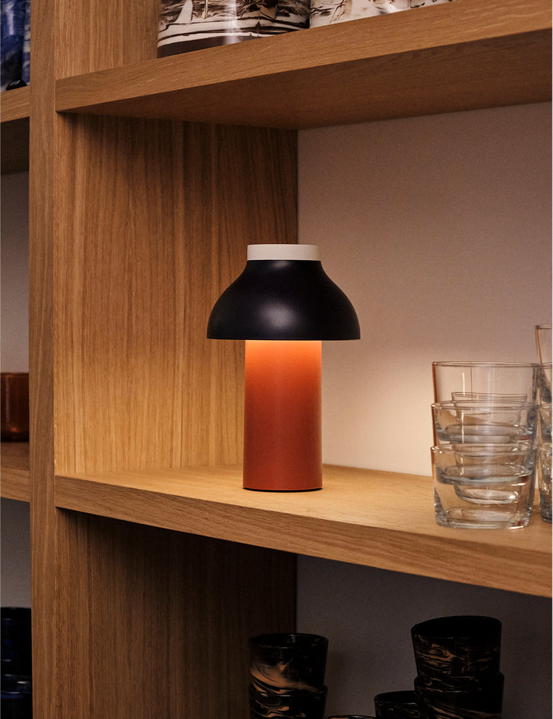 Hay PC Portable Lamp - Dusty Red