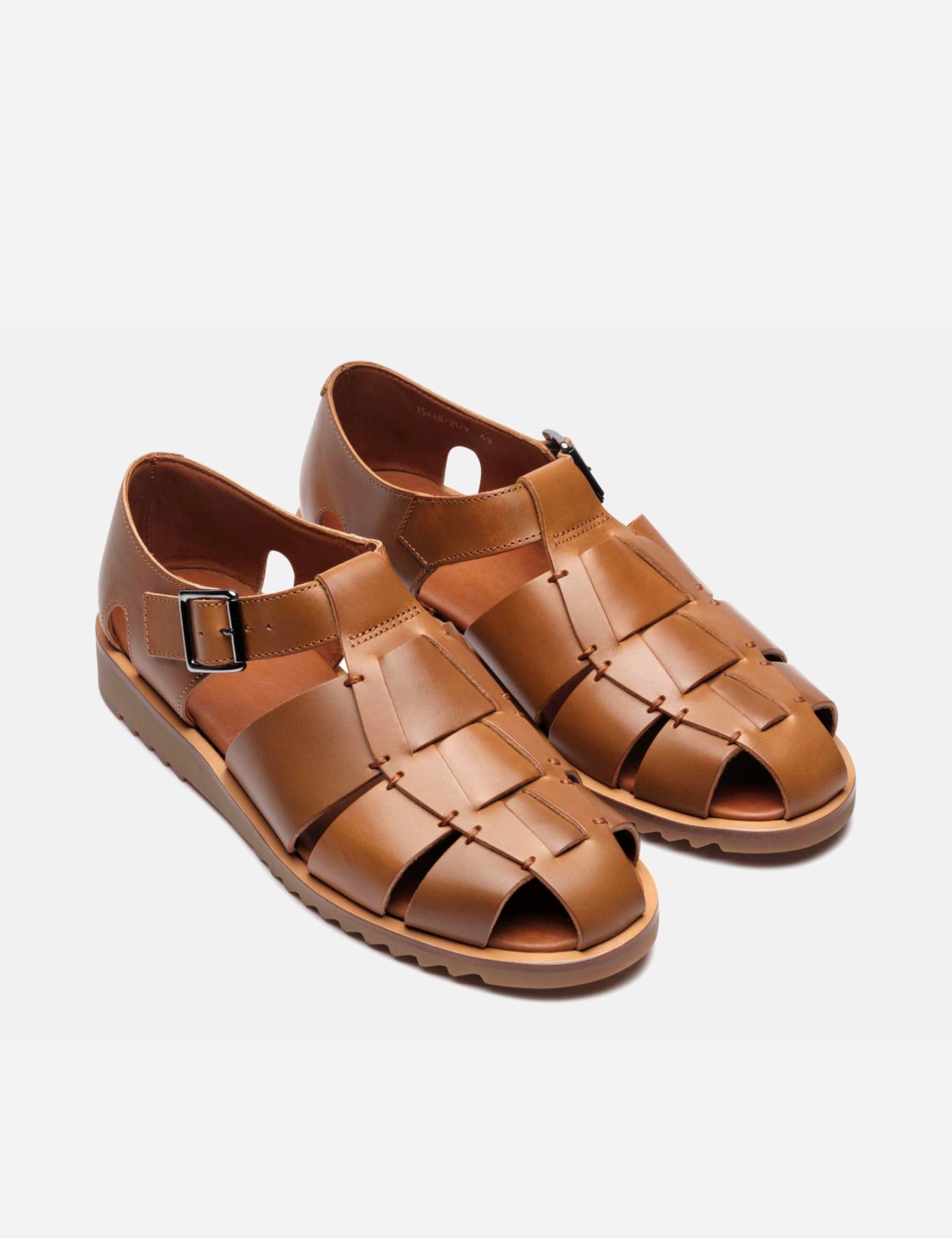 Paraboot Pacific Sandals Leather Tan Brown I Article