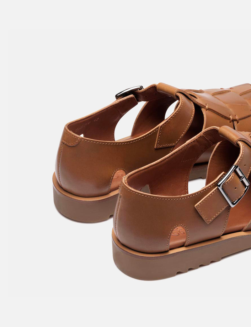 Paraboot Pacific Sandals (Leather) - Tan Brown