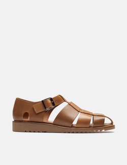 Paraboot Pacific Sandals (Leather) - Tan Brown