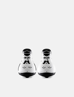 Normann Copenhagen Friends Salt & Pepper Set - Black/White