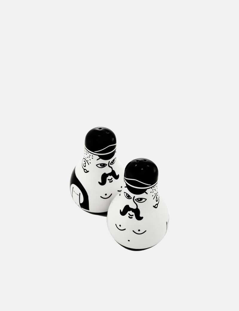 Normann Copenhagen Friends Salt & Pepper Set - Black/White