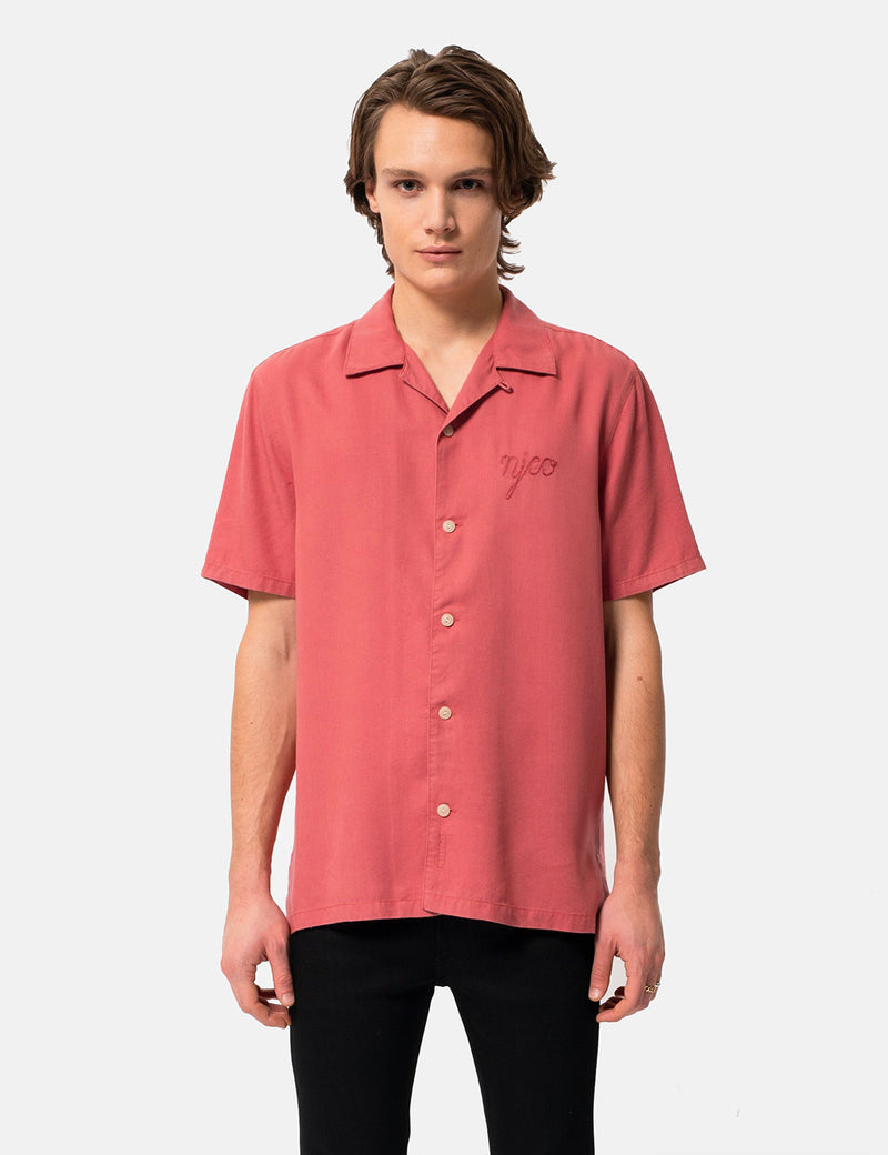 Nudie Arvid NJCO Shirt - Dusty Red