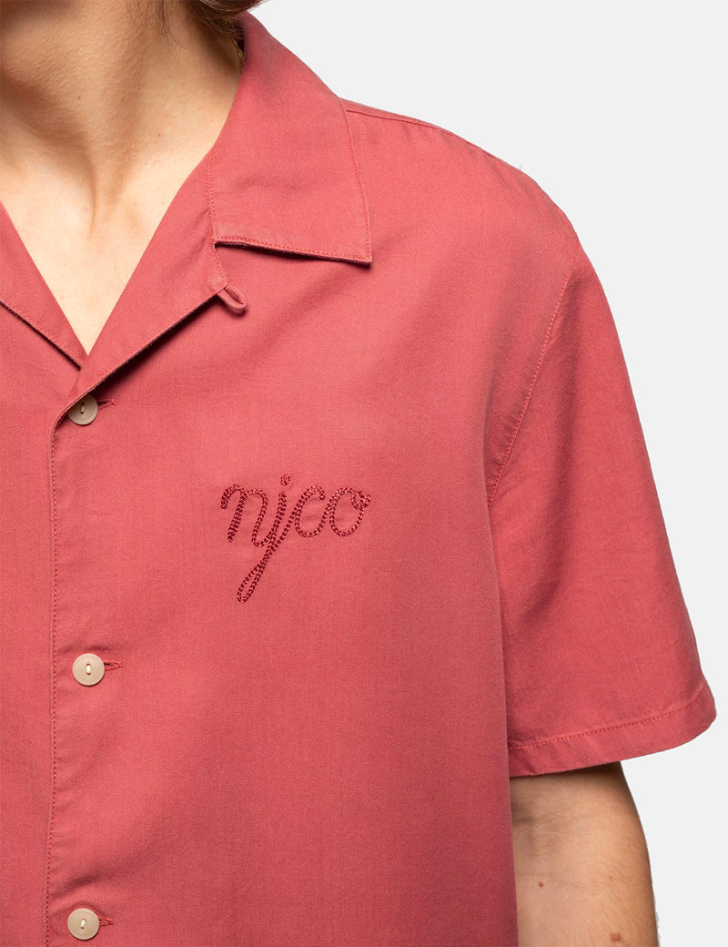 Nudie Arvid NJCO Shirt - Dusty Red