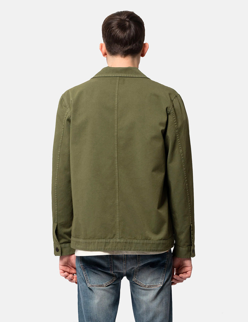 Nudie Colin Utility Overshirt - Green