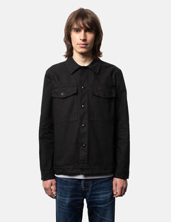 Nudie Jeans Colin Canvas Overshirt - Black