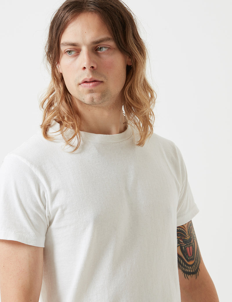 Velva Sheen Classic Tubular USA Made T-shirt - White