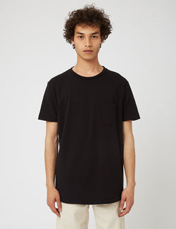 Velva Sheen Classic USA Made T-shirt (Pocket) - Black