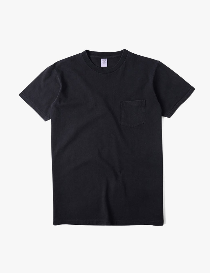 Velva Sheen Classic USA Made T-shirt (Pocket) - Black