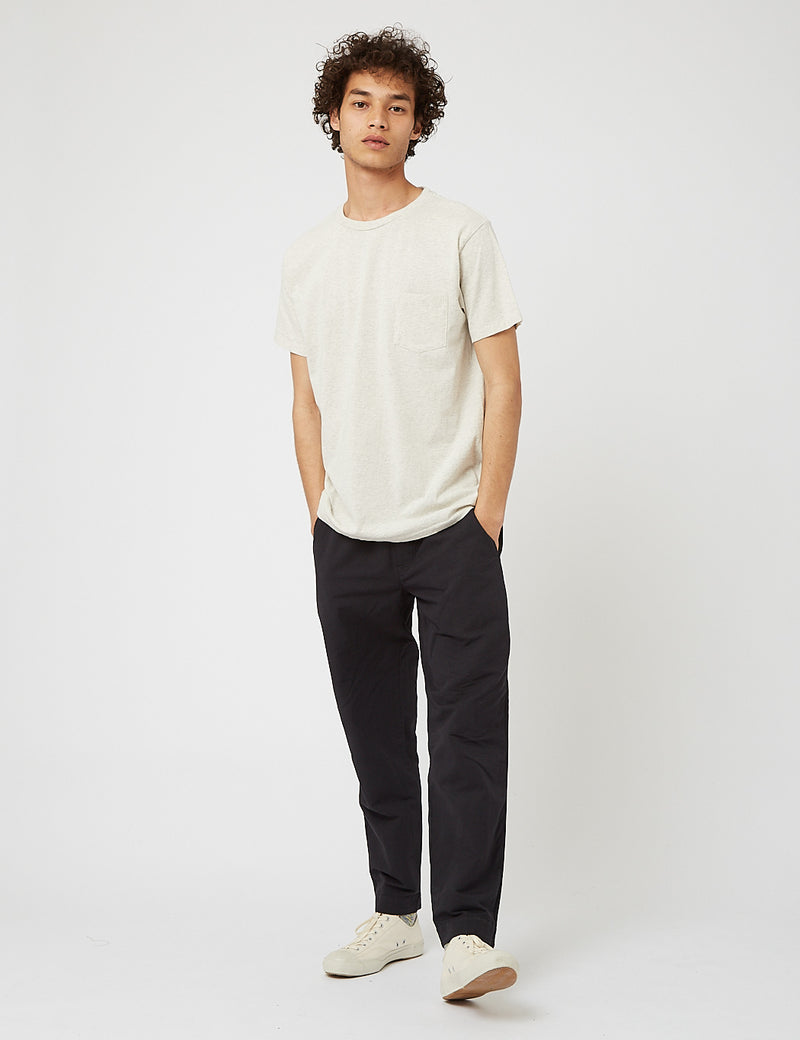 Velva Sheen Classic USA Made T-shirt (Pocket) - Oatmeal