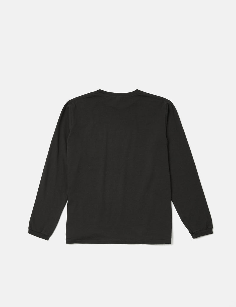 Velva Sheen USA Made Pocket Long Sleeve T-Shirt - Black