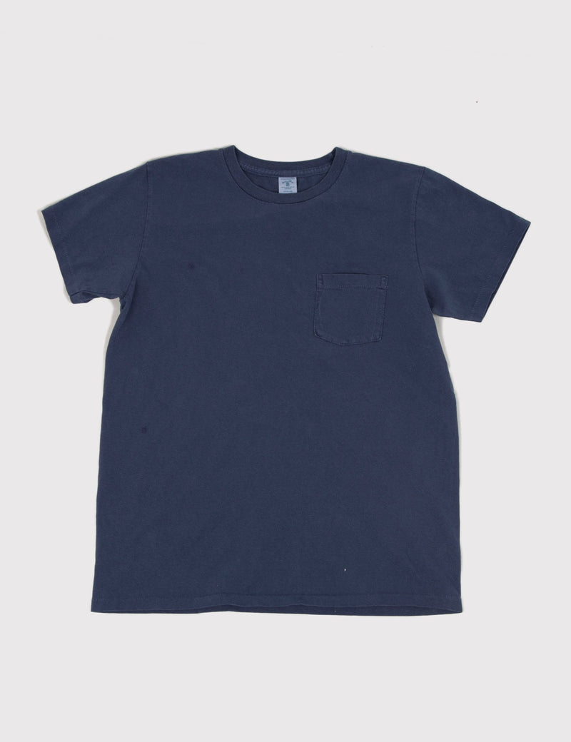 Velva Sheen Pigment Dyed T-shirt - Navy