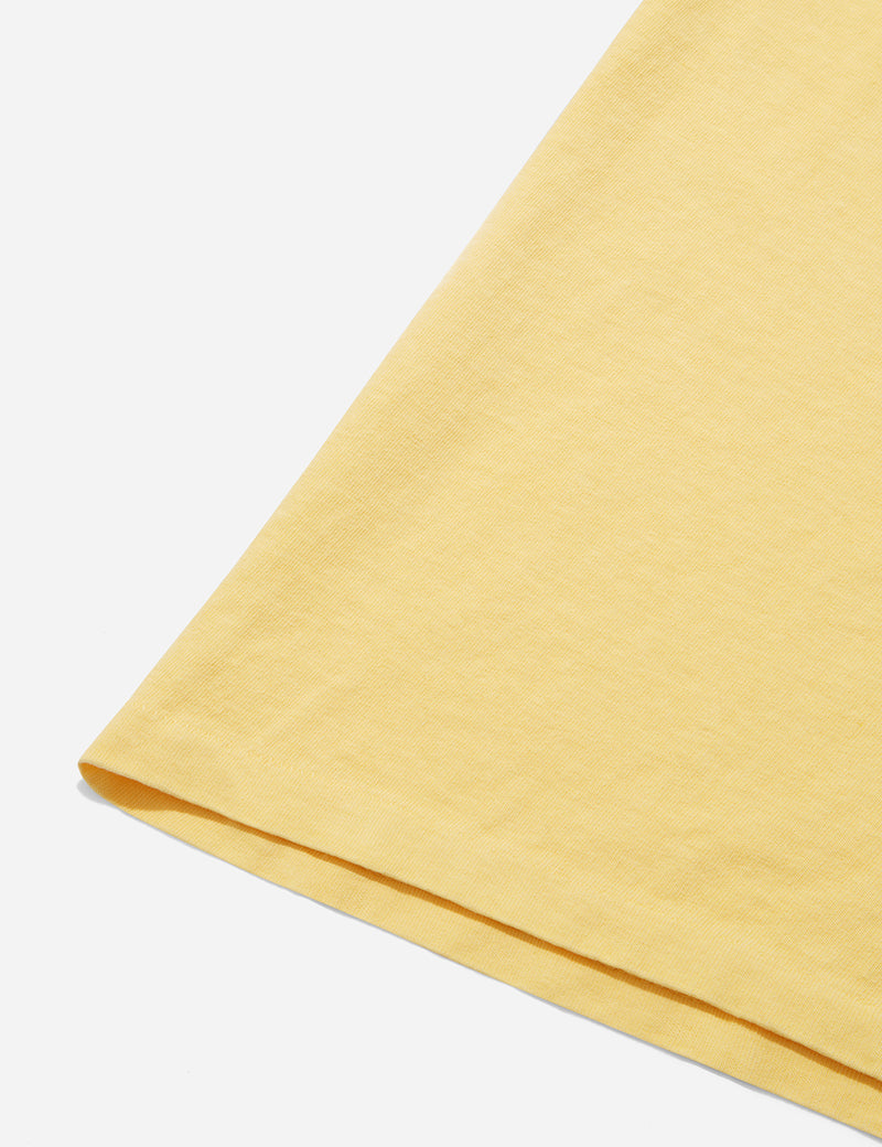 Velva Sheen Pigment Dyed USA Made T-shirt (Pocket) - Yellow