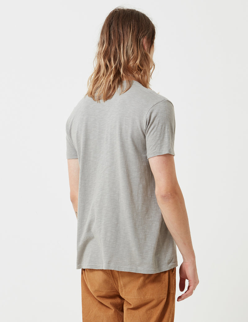 Velva Sheen Regular Rolled USA Made T-shirt - Grey