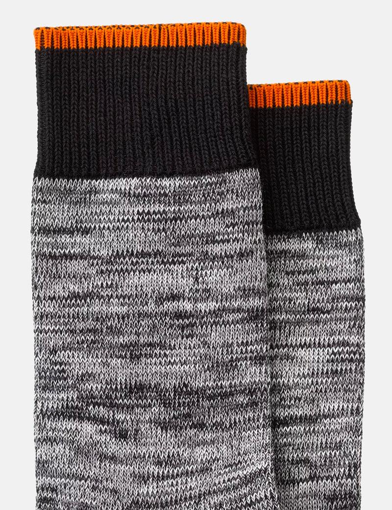Nudie Rasmusson Multi Yarn Socks - Black