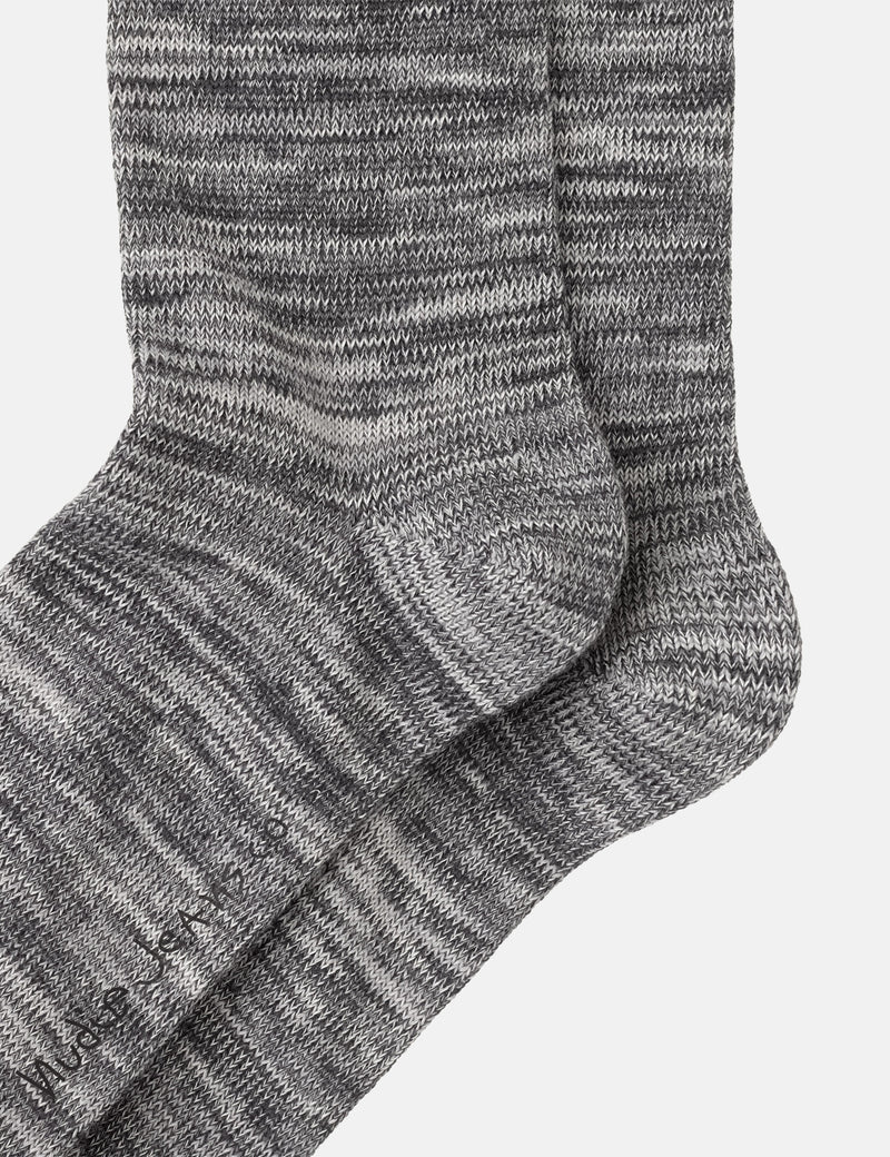 Nudie Rasmusson Multi Yarn Socks - Dark Grey