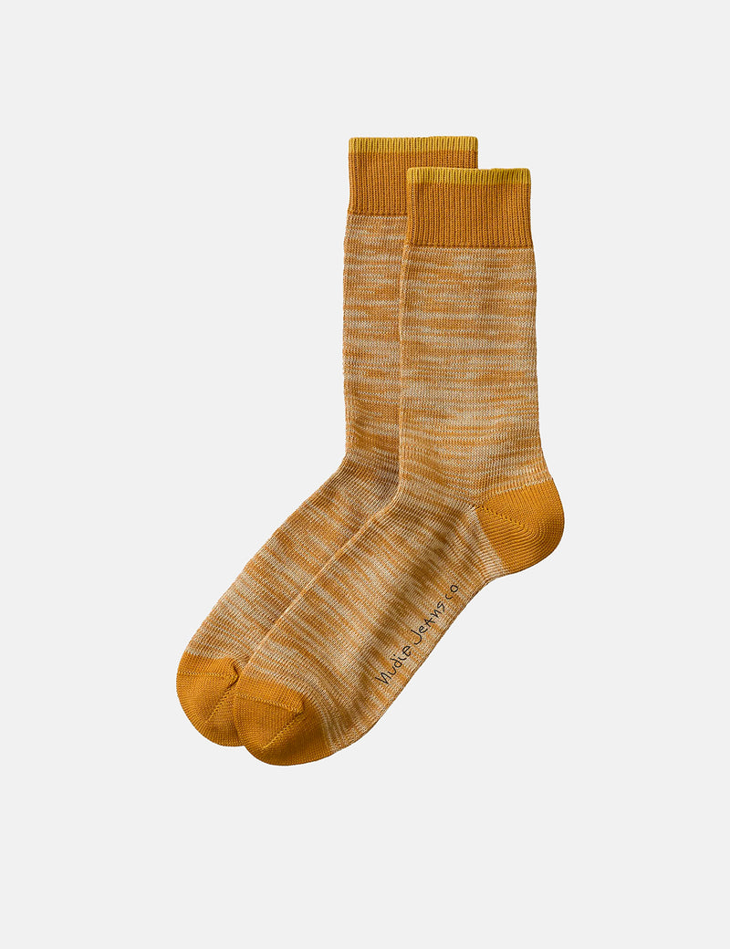 Nudie Rasmusson Multi Yarn Socks - Cinnamon