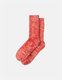 Nudie Chunky Sock Rebirth - Red Melange