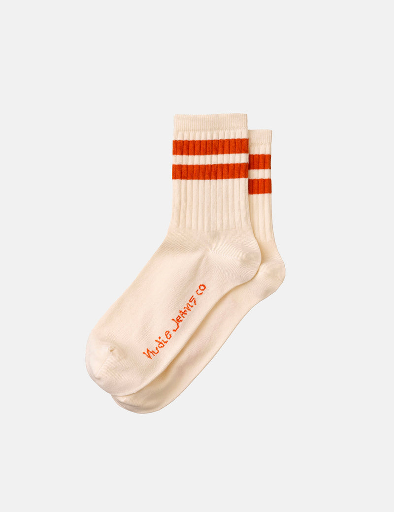 Chaussettes Basses Nudie Amundsson - Rouge