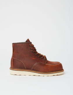 Red Wing 6"Moc Toe Boot (Leather) - Copper Rough & Tough Brown