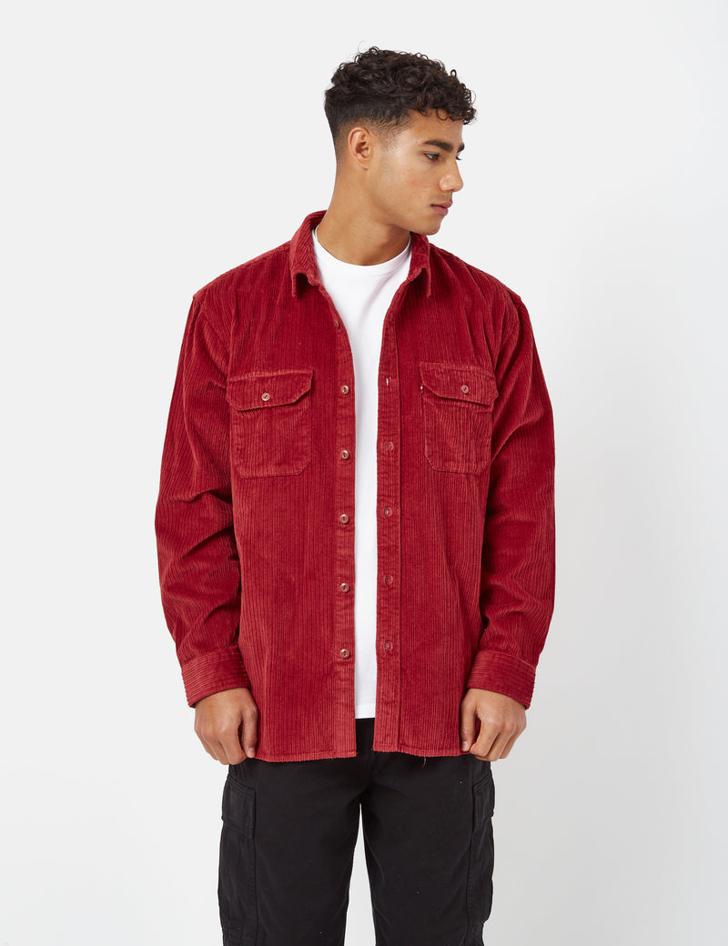 Levis Jackson Worker Shirt - Brick Red