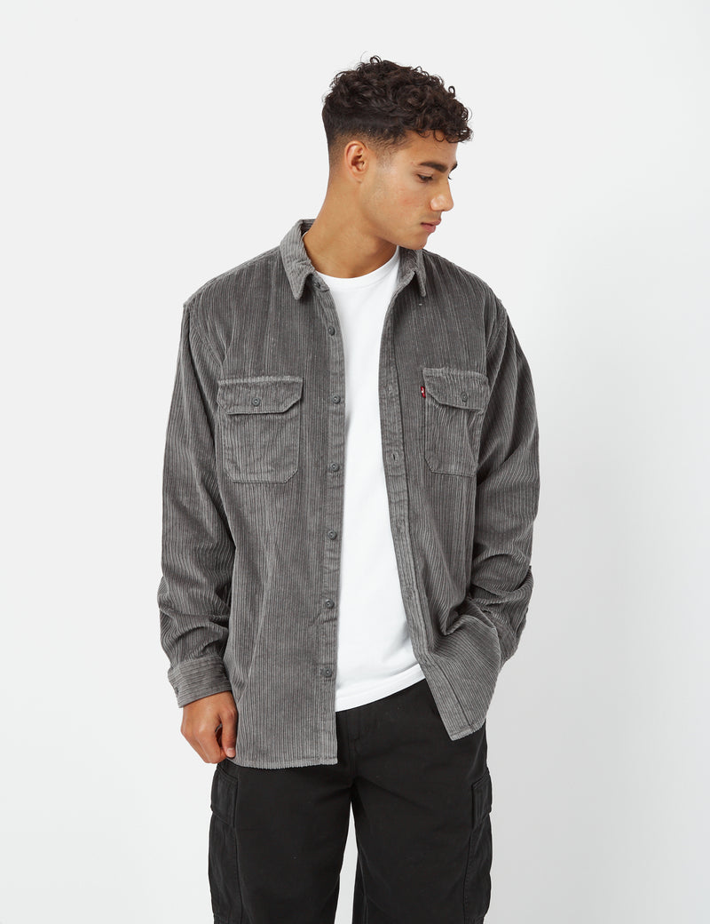 Levis Jackson Worker Shirt - Pewter Grey