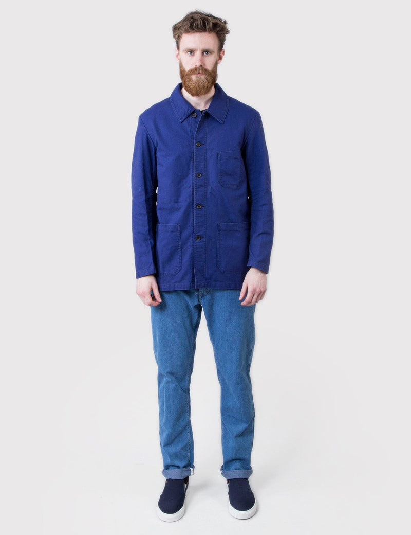 Vetra French Workwear 4 Jacket (Cotton Drill) - Hydrone Blue