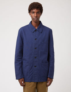 Vetra French Workwear Jacket (Cotton Drill) - Blue Dungaree Wash — Article.