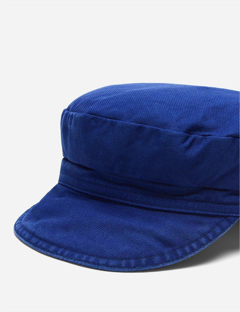 Vetra French Workwear Cap (Latzhose Wash Twill) - Hydrone Blue