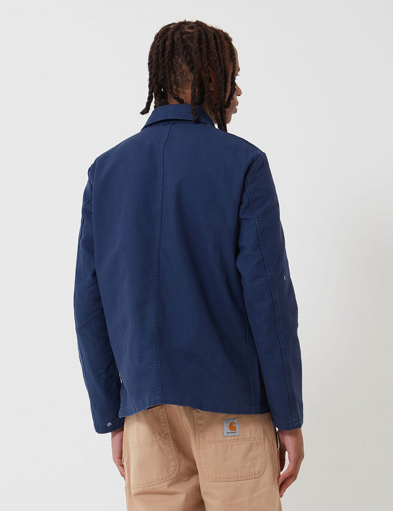 Vetra French Workwear Jacket 5-Short (Cotton Drill) - Navy Blue — Article.