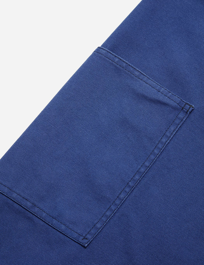 Vetra French Workwear Apron (Dungaree Wash Twill) - Hydrone Blue