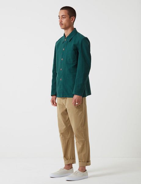 Vetra French Workwear 4 Jacket (Twill Cotton) - Bottle Green | Article.