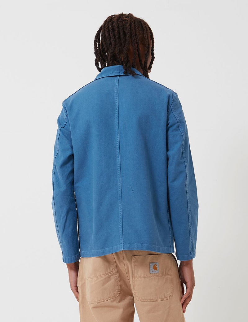 Vetra French Workwear Jacket 5-Short (Cotton Drill) - Waid Blue