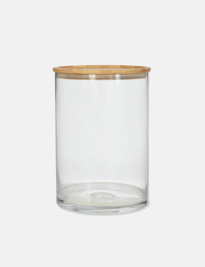 Gartenhandel Audley Vorratsglas (5L) - Bambus/Glas