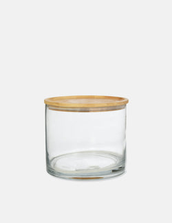 Gartenhandel Audley Vorratsglas (2,5 l) - Bambus/Glas