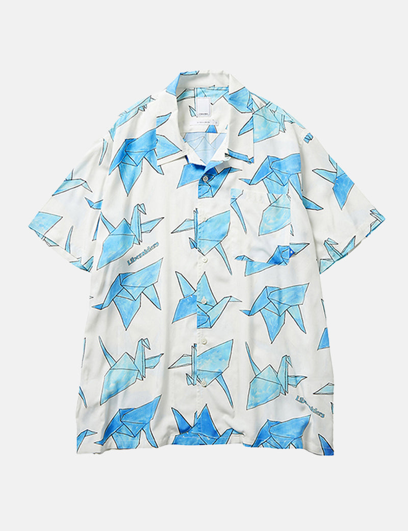 Liberaiders Origami Rayon Shirt - White
