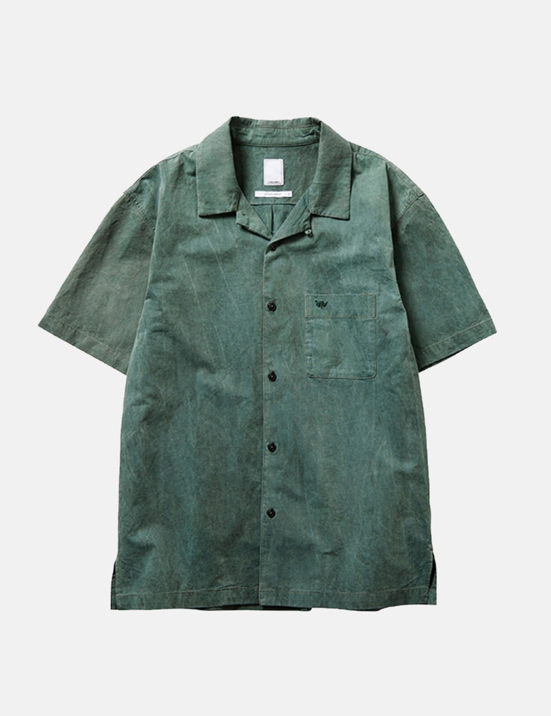 Liberaiders Overdyed S/S Shirt - Olive Green