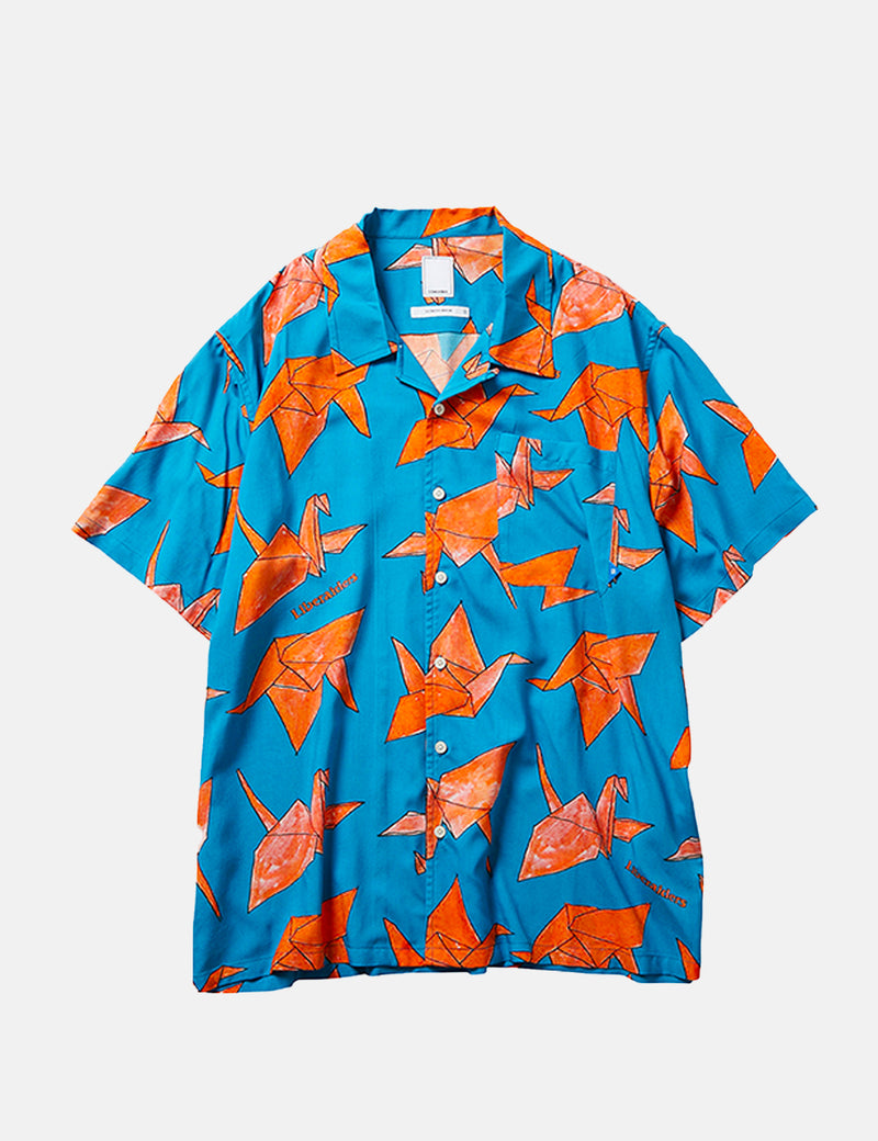 Liberaiders Origami Rayon Shirt - Blue