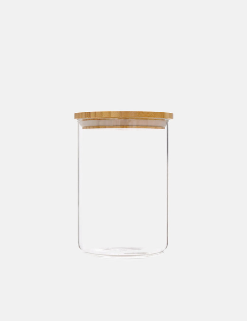 Gartenhandel Audley Vorratsglas (1,3 l) - Bambus/Glas