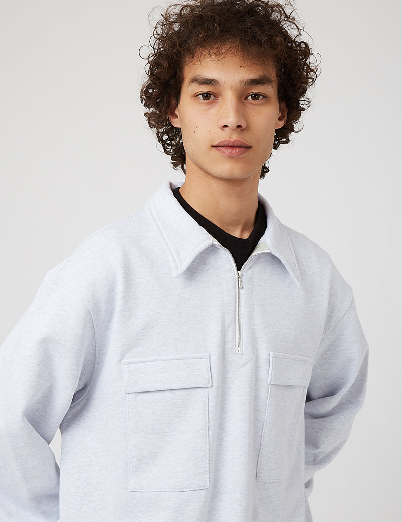 Eastlogue Scout Pullover Sweatshirt - White Melange
