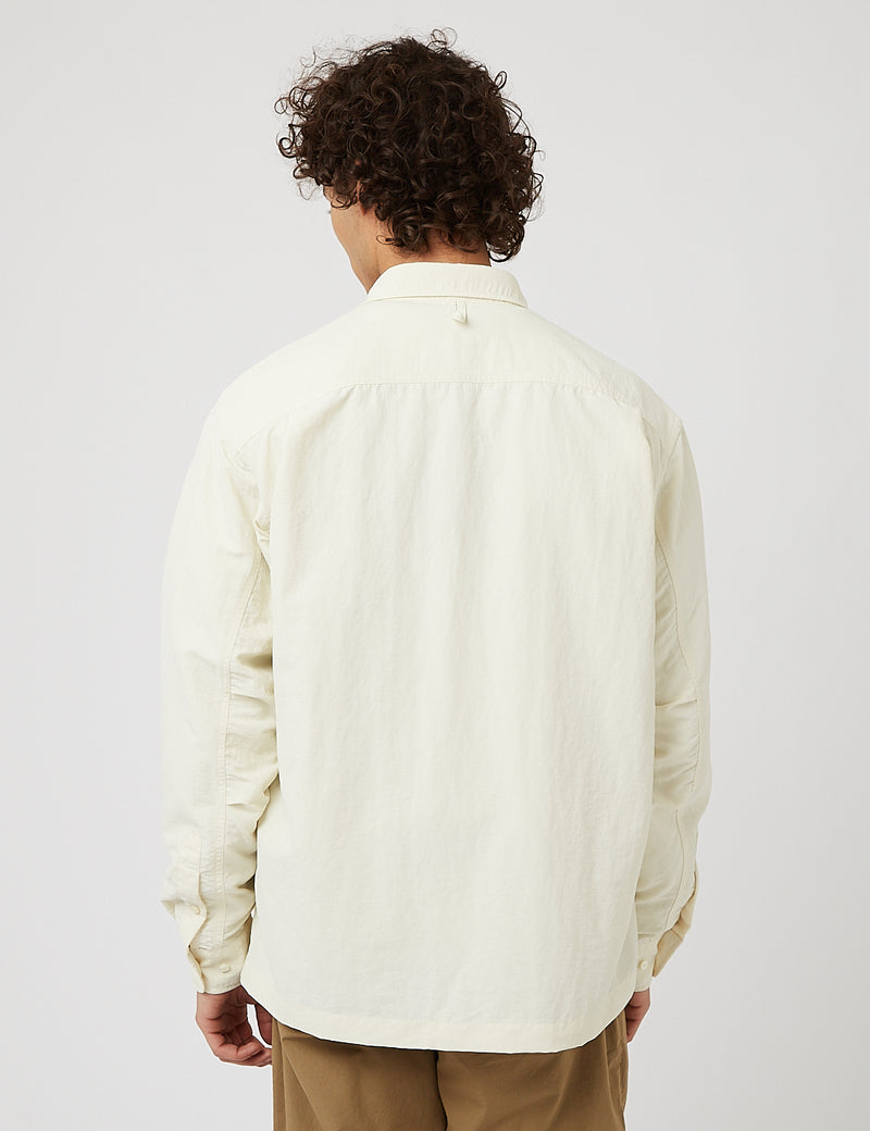 Eastlogue M65 Shirt (Nylon Washer) - Off White
