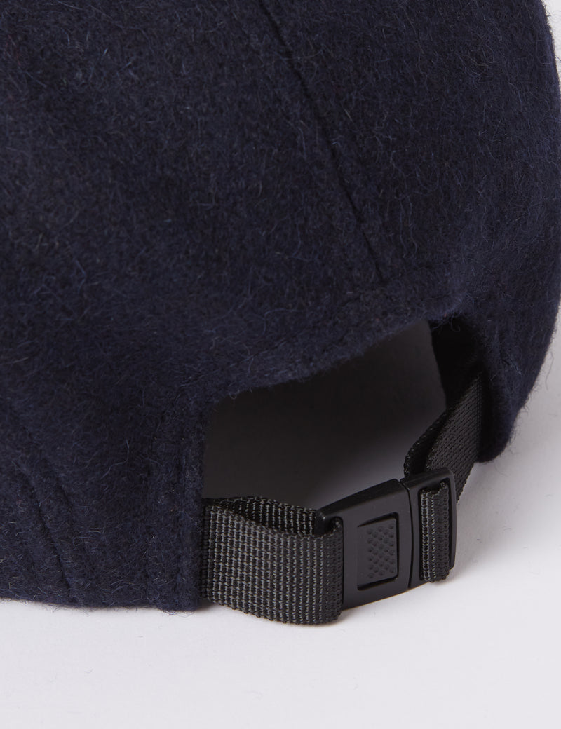 Bhode 5-Panel Cap (Wolle) - Marineblau